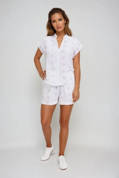 Bawełniany komplet biały 