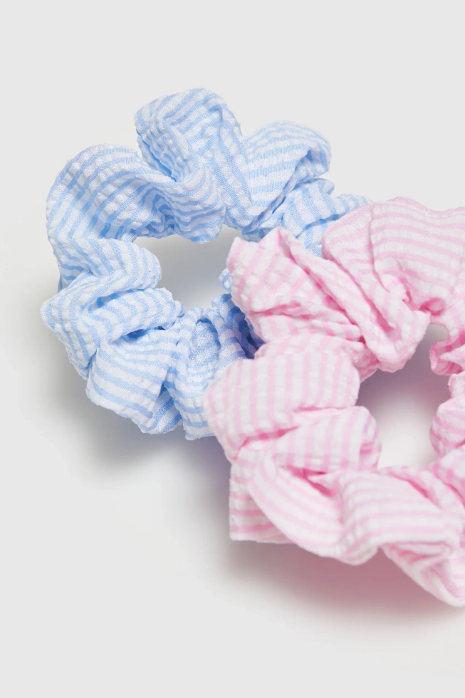 Zestaw dwóch gumek w paski