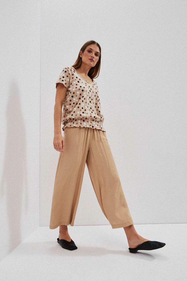 Wiskozowe spodnie kuloty