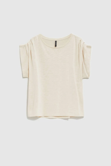 Koszulka damska piaskowa