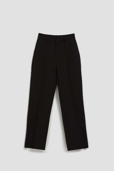 Spodnie w kant czarne