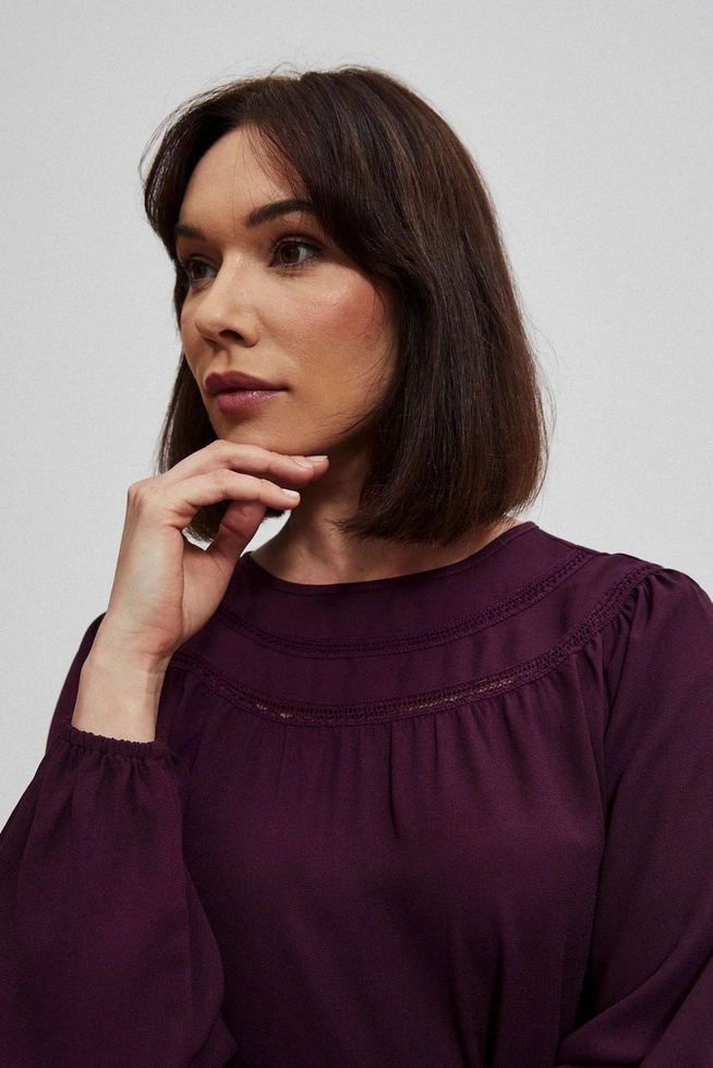 Koszula z bufiastymi rękawami