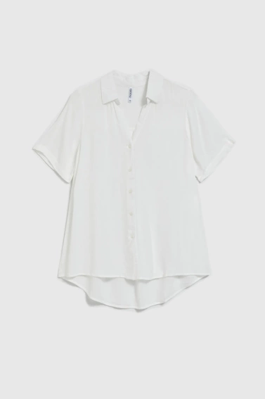 Koszula z kołnierzykiem biała