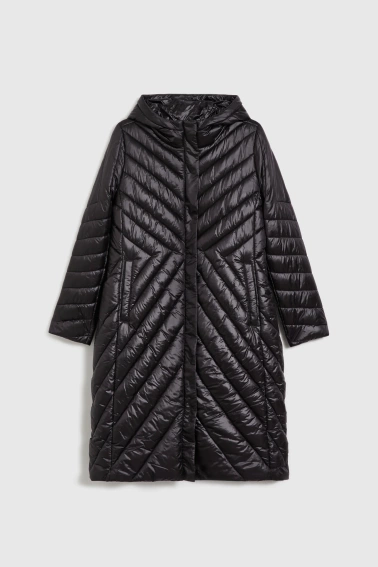 Długa kurtka czarna