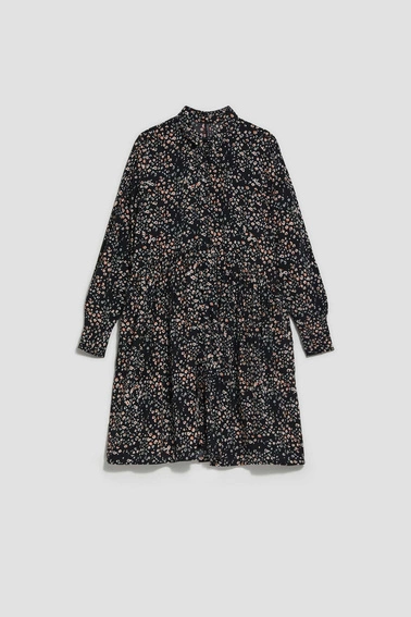 Sukienka z kolorowym nadrukiem