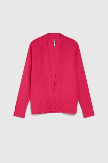 Wiskozowy sweter fuksjowy