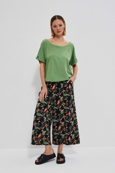 Bawełniana bluzka malahitowa