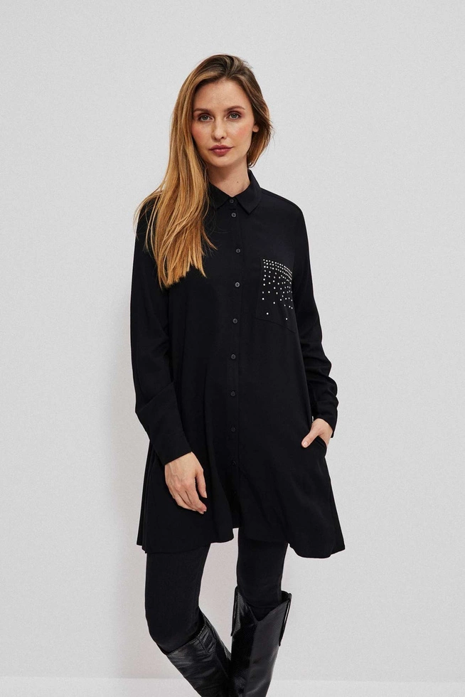 Koszula z ozdobnymi dżetami