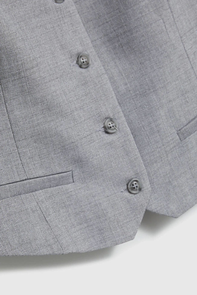 Elegancka kamizelka szara