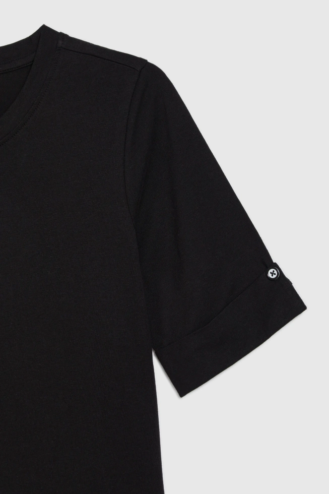 Bawełniana bluzka czarna