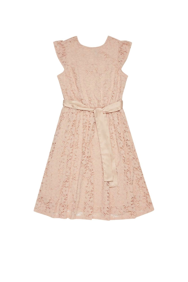 Koronkowa sukienka z wiązaniem