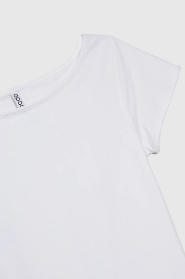 Dopasowany t-shirt biały 