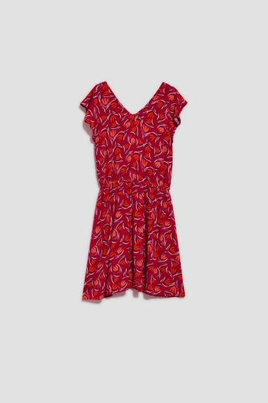 Sukienka z kwiatowym wzorem