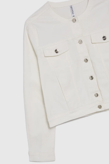 Krótka beżowa kurtka