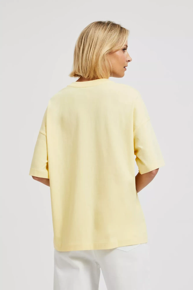 Bluzka oversize żółta