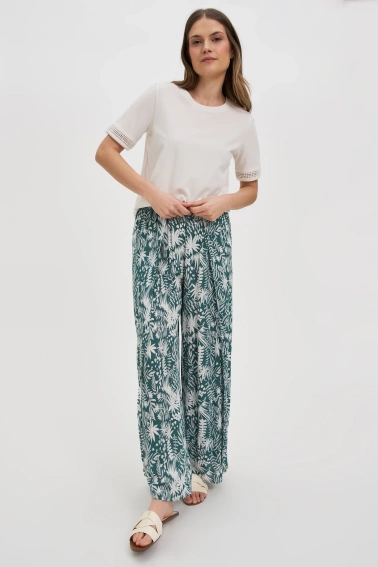 Bluzka z krótkimi rękawami biała