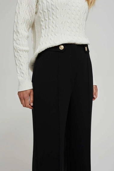 Spodnie z kantem czarne