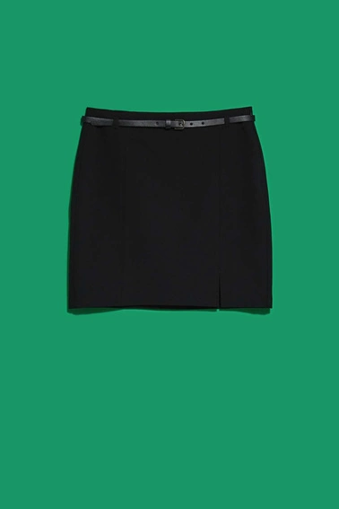 Spódniczka mini z paskiem 