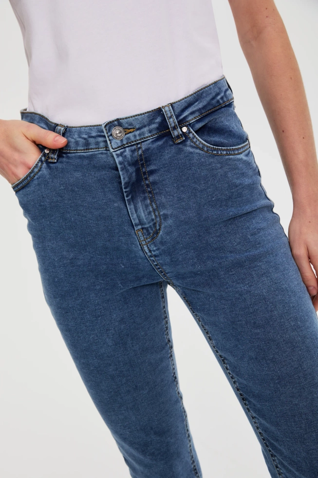 Jeansy skinny niebieskie