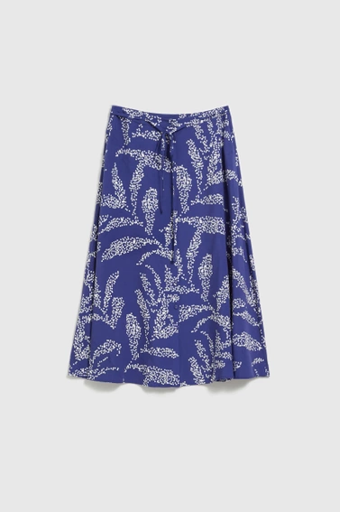 Spódnica midi niebieska