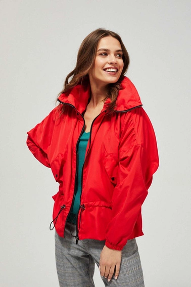 Kurtka wiatrówka z kapturem