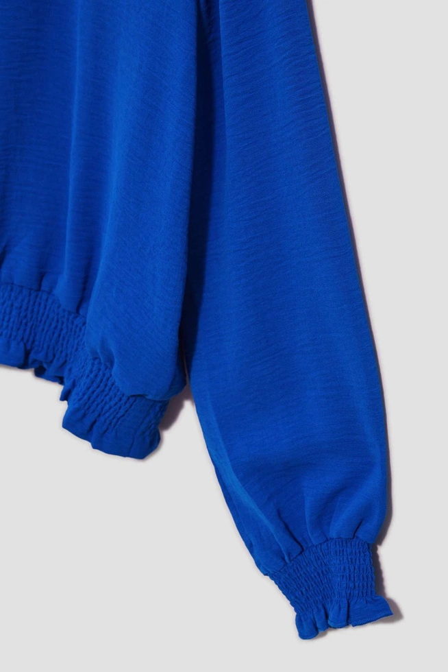 Gładka koszula niebieska