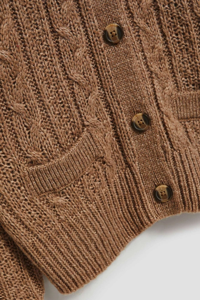 Kardigan z dekoltem w serek