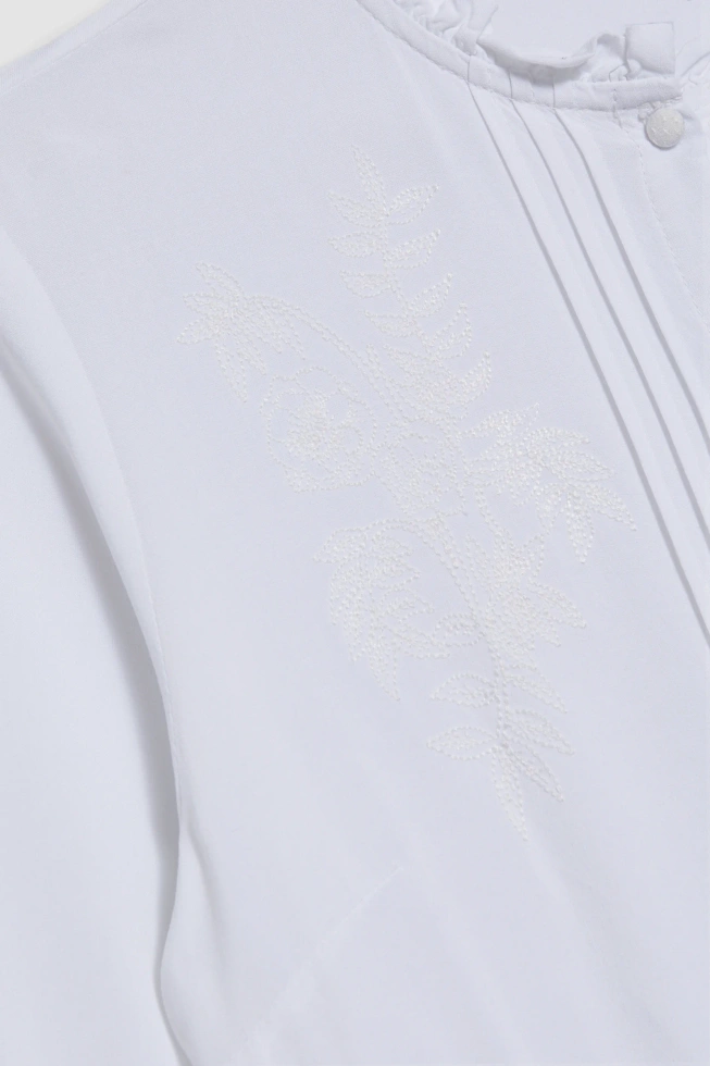 Koszula z wiskozy biała