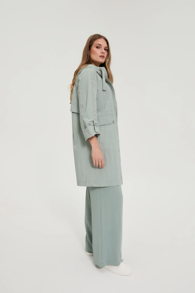 Kurtka parka oliwkowa