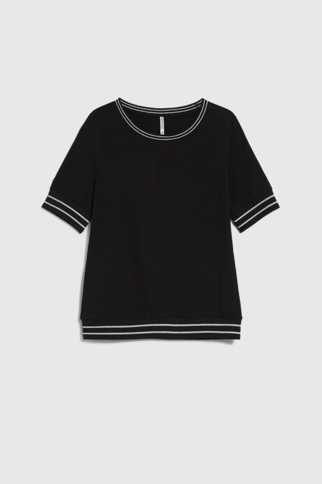 Gładka bluzka z bawełny