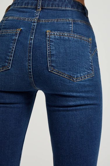 Jeansy z prostą nogawką niebieskie