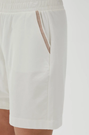 Bawełniane szorty białe