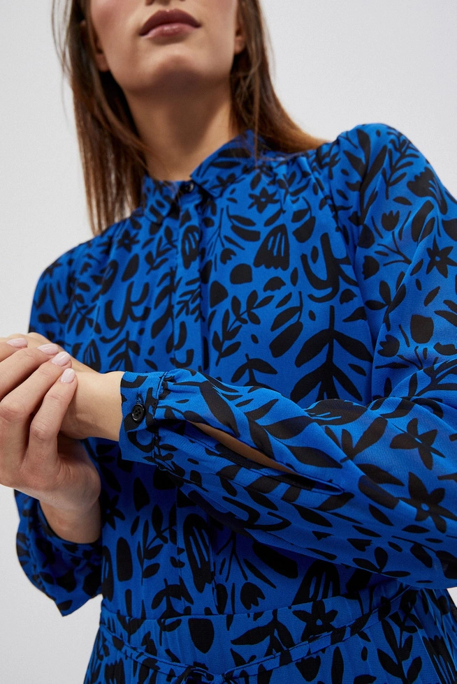 Sukienka z plisowanym dołem