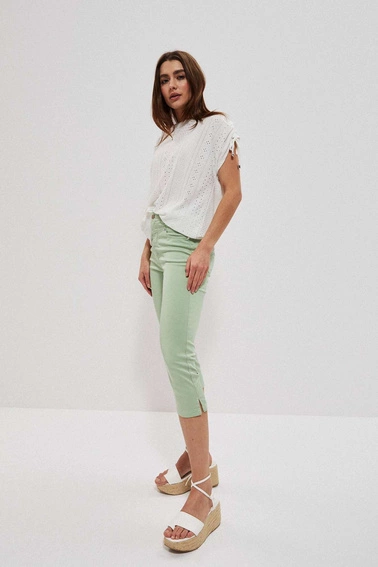 Spodnie rybaczki lyocell patynowe