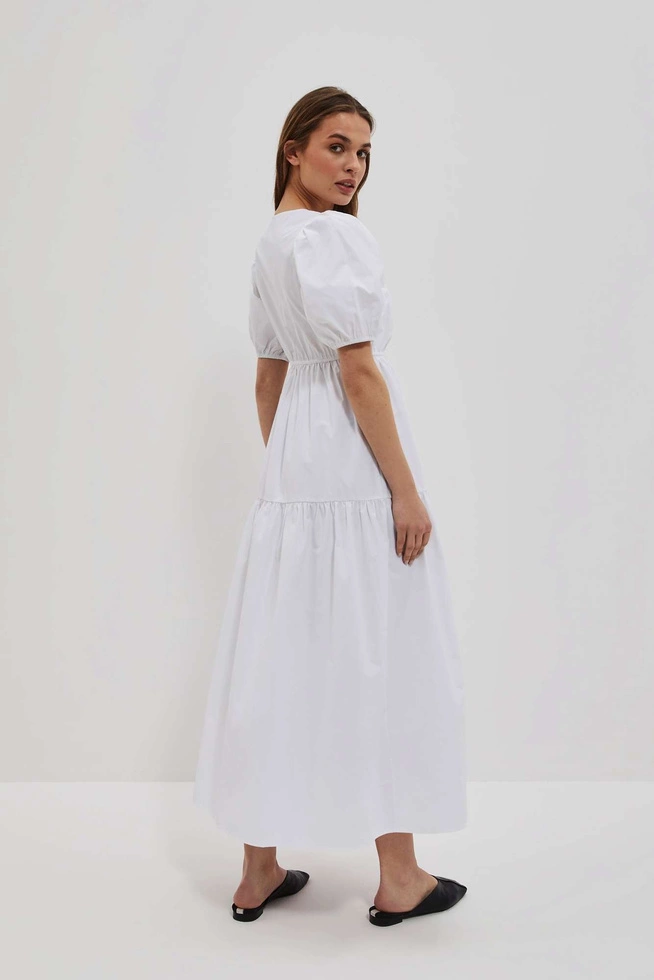 Sukienka z bufiastymi rękawami