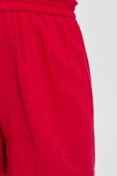 Bawełniane szorty czerwone