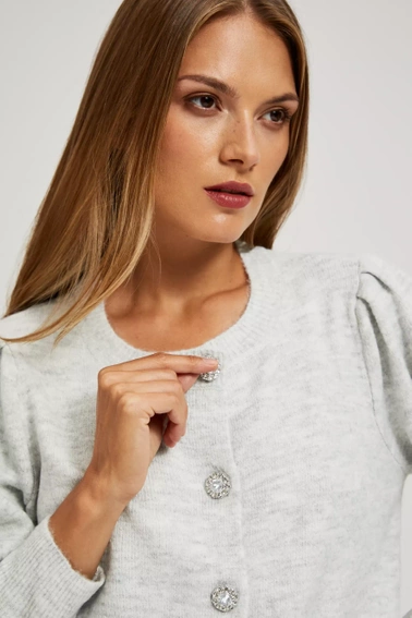 Kardigan z ozdobnymi guzikami