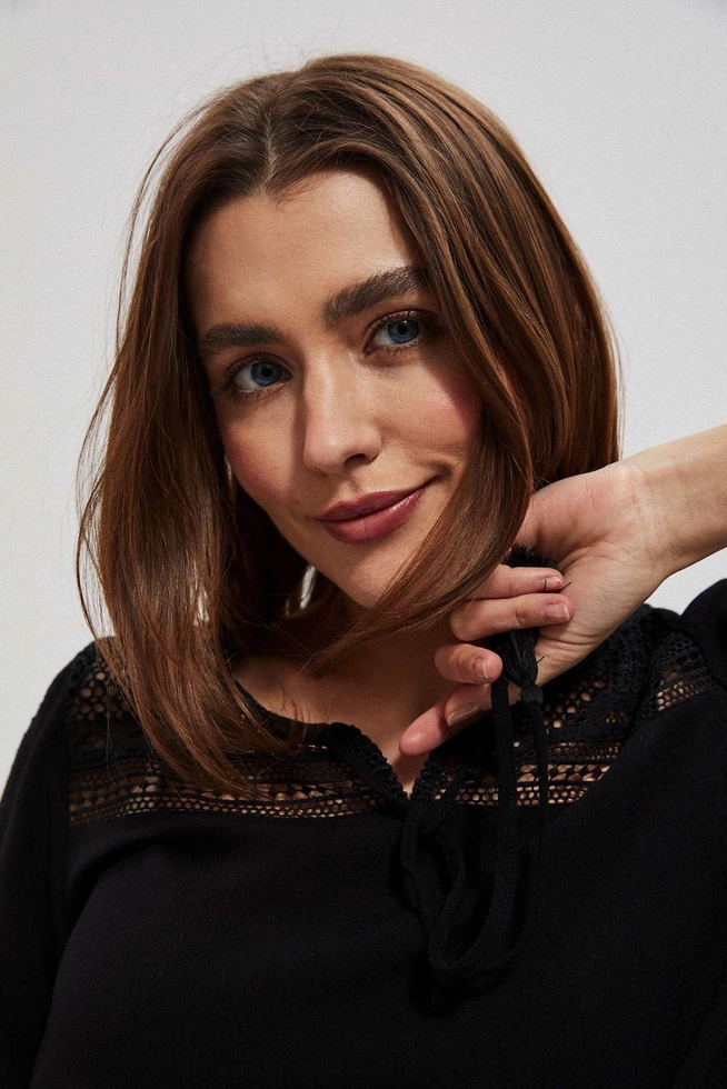 Wiskozowa koszula z frędzlami