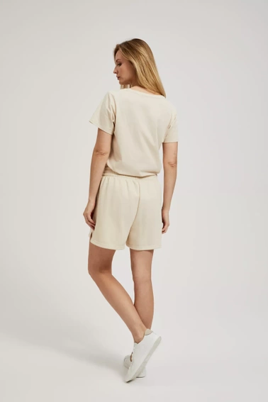 Dresowe szorty beżowe