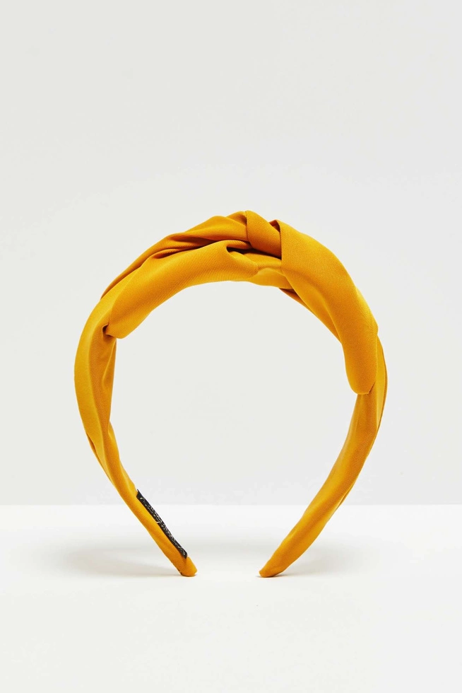 Opaska na włosy miodowa