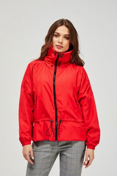 Kurtka wiatrówka z kapturem