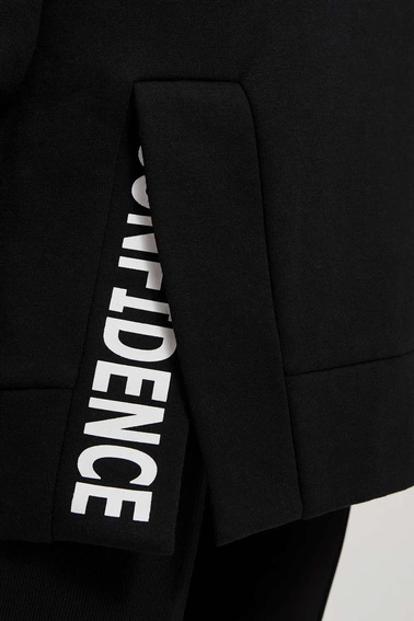 Bluza oversize z napisem