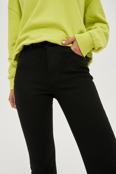 Jeansy dzwony czarne