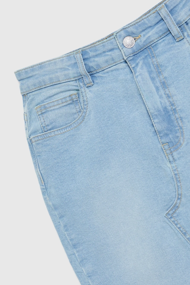 Jeansowa spódnica niebieska