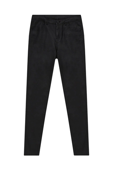 Woskowane spodnie o dopasowanym kroju