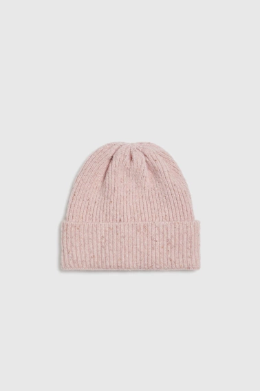 Dzianinowa czapka różowa