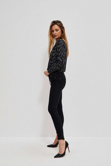 Bawełniane jeansy push up