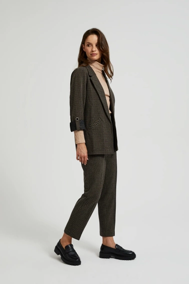 Cygaretki ozdobione metaliczną nitką czarne 