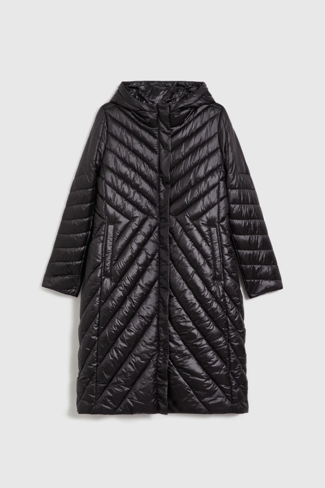 Długa kurtka czarna