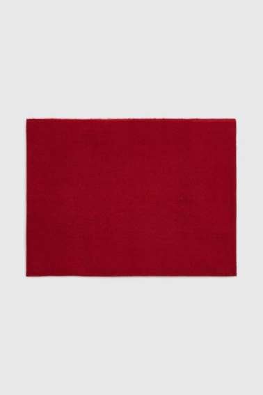 Szal z frędzlami czerwony